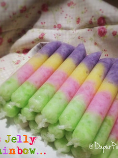 Foto resep Es Jelly Rainbow