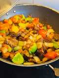 Carne estufada com legumes