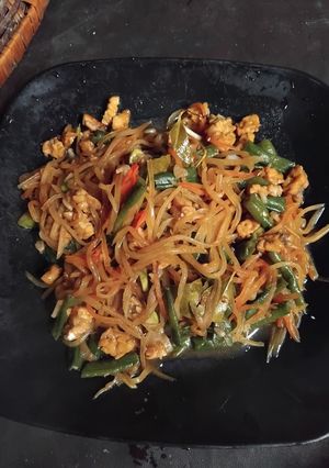 Foto resep Tumis Kacang pepaya muda
