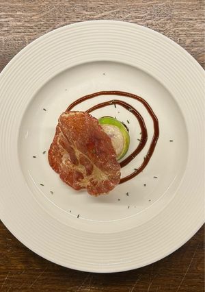 Foto di Fichi ripieni di crema al pecorino e coppa croccante