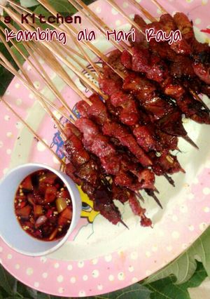 Foto resep Sate Kambing ala Hari Raya