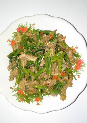 Foto resep Tumis kangkung sederhana