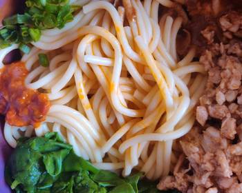 Easy Fast Cooking Chicken Dan Dan noodles Delicious and Healthy