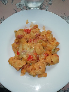 Una foto de Tortellini de queso