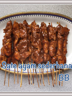Foto resep Sate ayam sederhana, nikmat