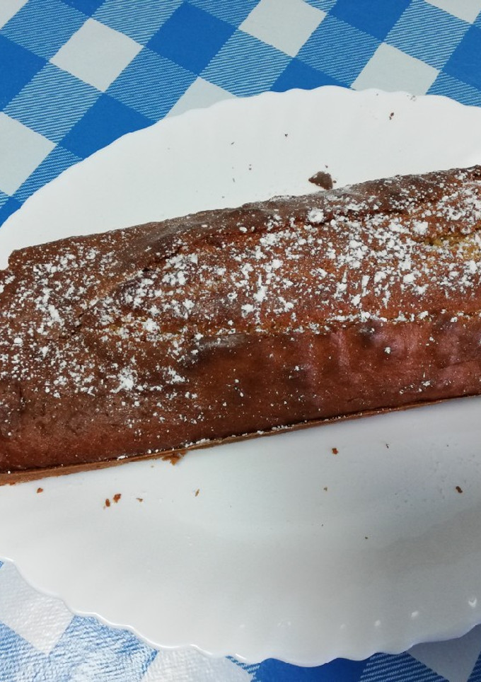 Una foto de Bizcocho de yogur y esencia de vainilla