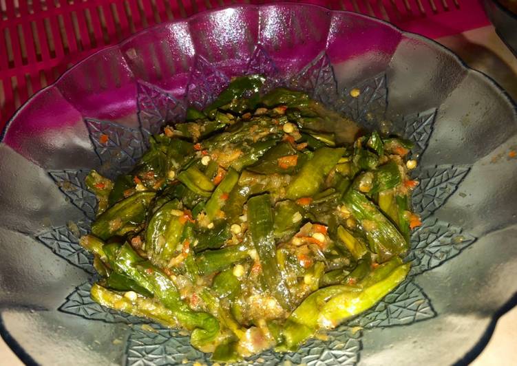 Resep Tumis genjer pedes Anti Gagal