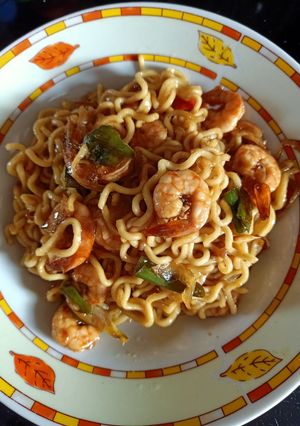 Foto resep Mie Goreng Lada Hitam