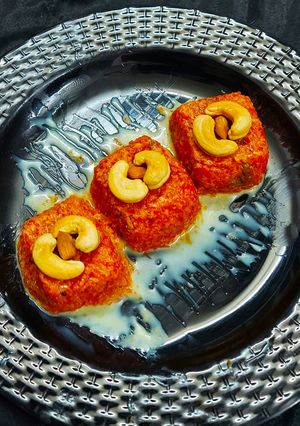 A picture of Instant Gajar Ka Halwa.