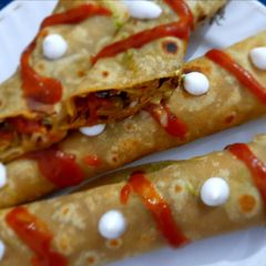 A picture of Veg Kathi Roll.