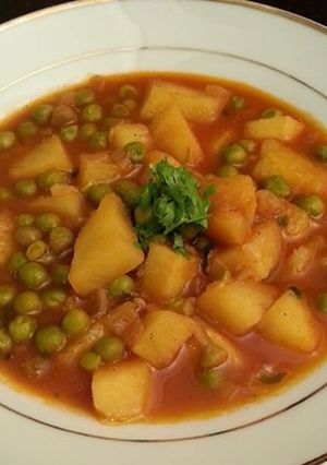 صورة لوصفة إيدام بازلاء وتونة