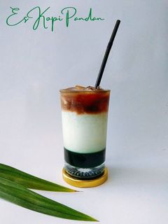 Foto resep Es Kopi Susu Pandan