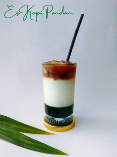 Foto resep Es Kopi Susu Pandan