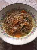 Sopa de municiones con zanahoria