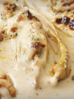 Una foto de Endivias gratinadas al Roquefort
