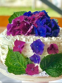 Una foto de Torta de arándanos - manjar