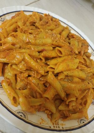 صورة لوصفة باستا بالصوص الأحمر