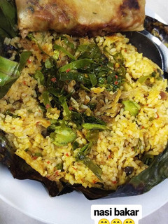 Foto resep Nasi Bakar Ayam Suir (vegan)