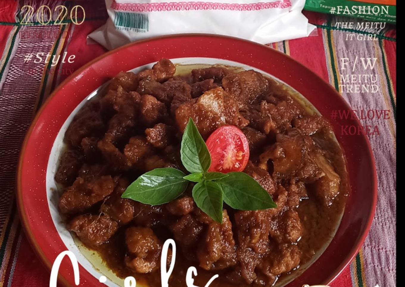 Babi Kecap Khas Kupang ala Onna (Non Halal)