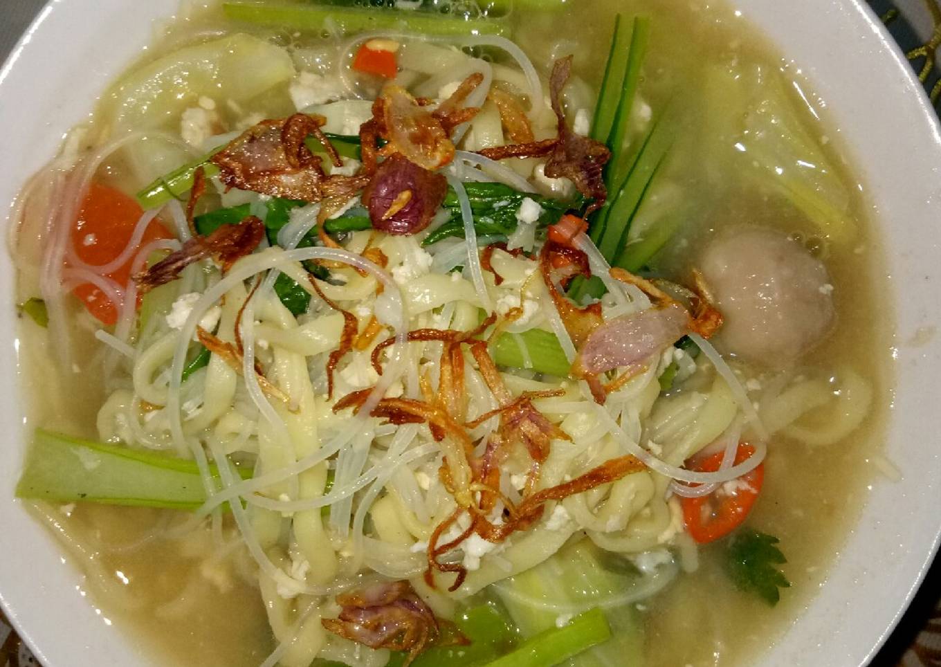Bakmi jawa daging sapi
