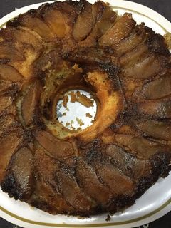 Una foto de Torta de manzana invertida!!