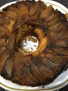 Una foto de Torta de manzana invertida!!