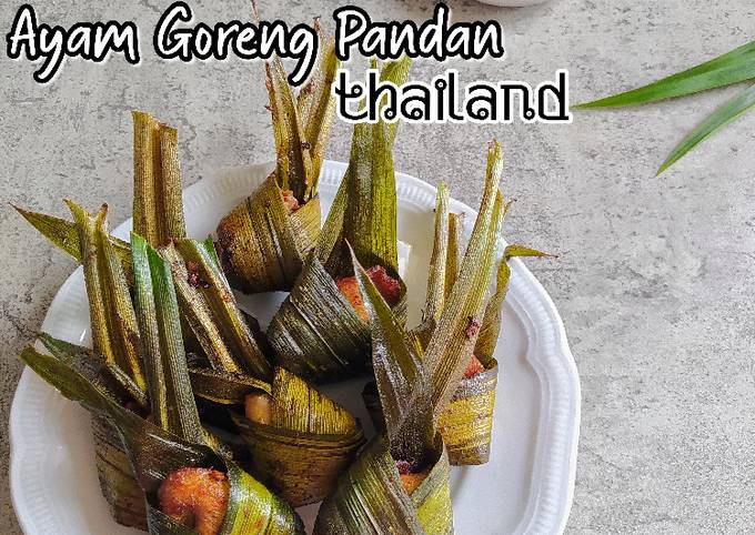 Resep Ayam Goreng Pandan Khas Thailand Anti Gagal