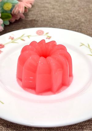 Foto resep Puding Rose Santan