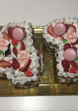 Una foto de Torta de números