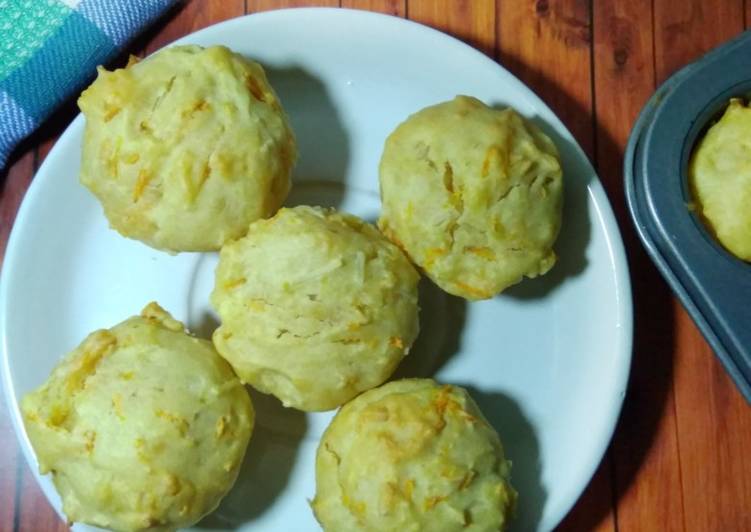 Muffin wortel keju