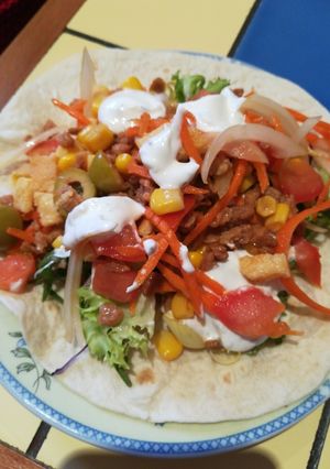 Una foto de Kebab + salsa
