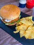 Hamburguesa Crispy chicken en Airfryer