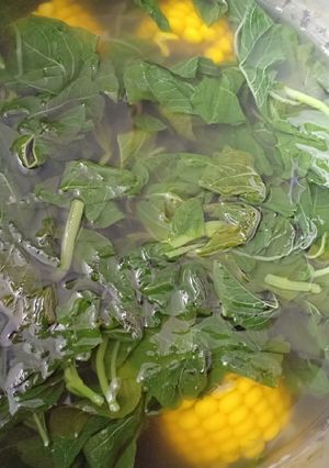 Foto resep Sop bayam jagung