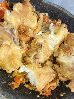Foto resep Ayam geprek huhah