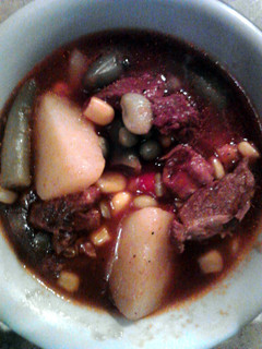 A picture of Venison -n- Vegetables.