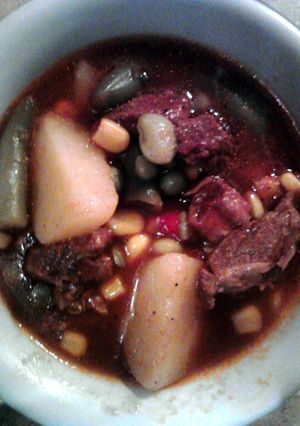 A picture of Venison -n- Vegetables.