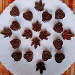 A picture of Homemade chocolate.