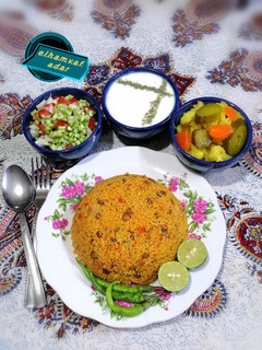 عکسی از دستور دمپخت عدس سبز