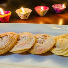 A picture of Chirote (Layered, Flaky and Crispy treat).