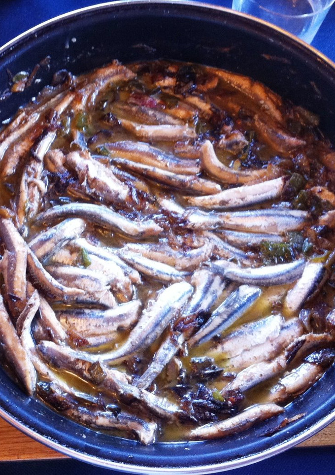 Una foto de Anchoas (bocartes) en cazuela