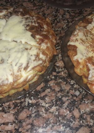 Una foto de Tortilla de Papa y Tortilla a la Pizza. 👏🍟🍕🥔