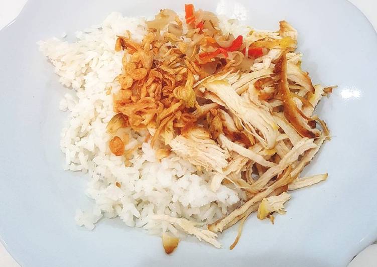 Resep Nasi uduk rice cooker praktis Anti Gagal