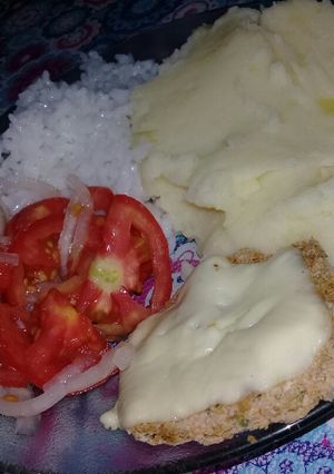 Una foto de Milanesas de calabaza 😍