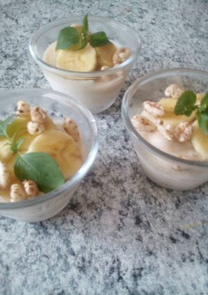 Una foto de Postrecitos de plátano
