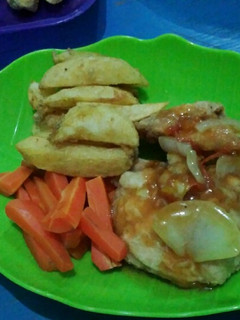 Foto resep Steak ayam rumahan.