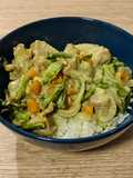 Encocada de Pavo con Verduras al Curry