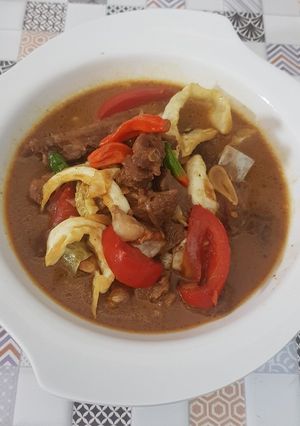Foto resep Tongseng daging kambing ala upie