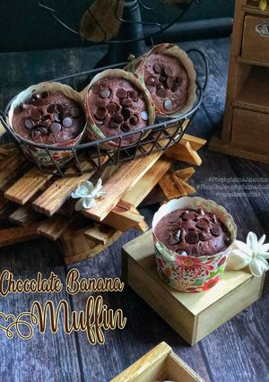 Gambar Chocolate Banana Muffin