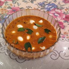 A picture of Quail Egg curry.
