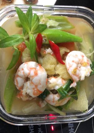 Hình của món Canh chua tôm.